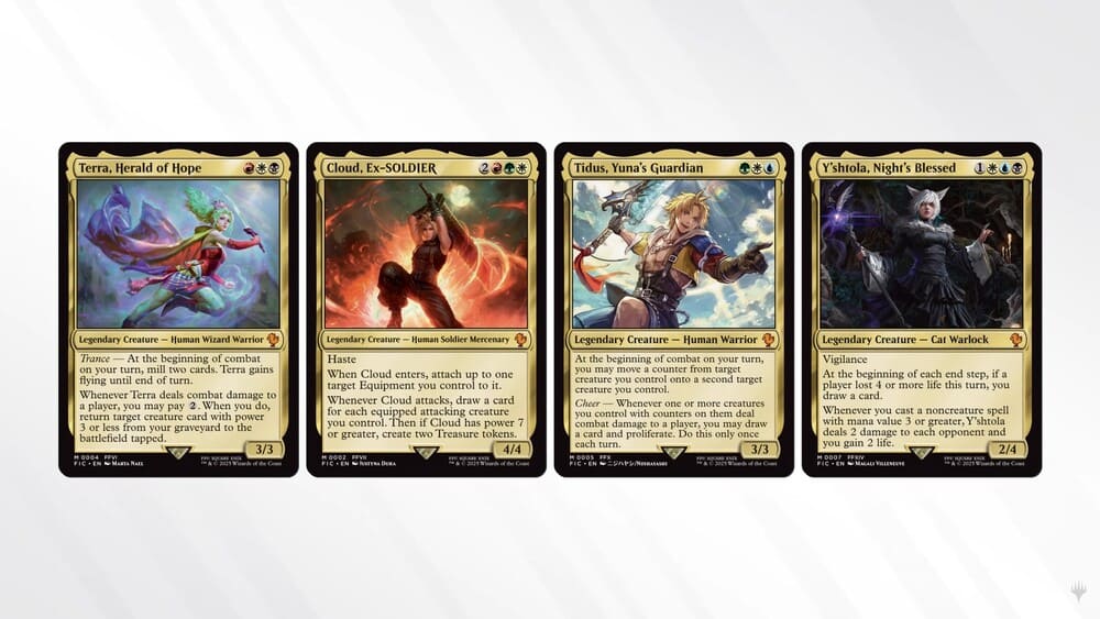 Quattro iconici eroi della serie si faranno portavoce dei mazzi commander Quattro iconici eroi della serie si faranno portavoce dei mazzi commander